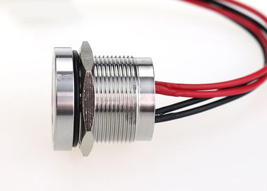 sistema piezo-elettrico del controllo di accesso di Ring Symbol LED 12V 24V del commutatore di tocco del metallo IP68 di 22mm