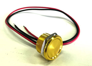 Commutatore piezo-elettrico impermeabile di tocco, lampada capacitiva del commutatore NESSUN corpo giallo di colore del commutatore di pulsante