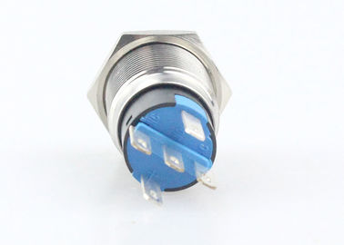 Commutatore di pulsante del metallo di Dot Type LED, 5 pesi di Pin Push Button Switch Light
