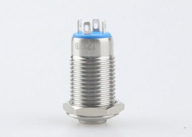 commutatore di pulsante del metallo di 12mm LED 12V 36V, commutatore di pulsante momentaneo illuminato
