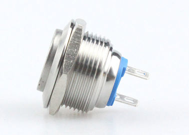 Commutatore di pulsante del metallo di IP65 19mm, micro testa momentanea del commutatore di pulsante alta