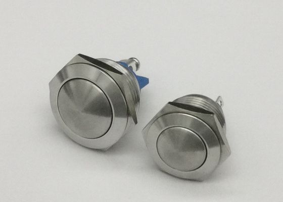 ISO9001 pulsante impermeabile della prova del vandalo del metallo 2pin