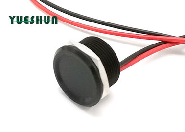 Commutatore piezo-elettrico nero di tocco di colore 19mm, commutatore impermeabile del bottone di pressione