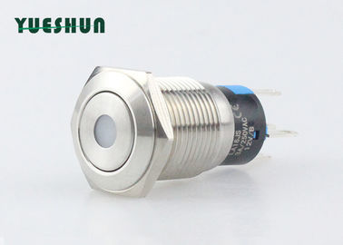 supporto 110V 220V Dot Type del pannello illuminato metallo del commutatore di risistemazione del pulsante di 16mm