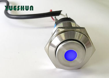 16mm Dot Type Push Button Switch LED si è illuminato, LED che chiude il commutatore di pulsante