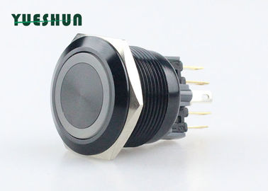 Bene durevole di Ring Aluminum Push Button Switch 22mm della luce del LED per la stampa di lunga durata