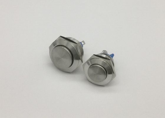 Anti commutatore di pulsante d'argento del vandalo 1no1nc di PBT 19mm